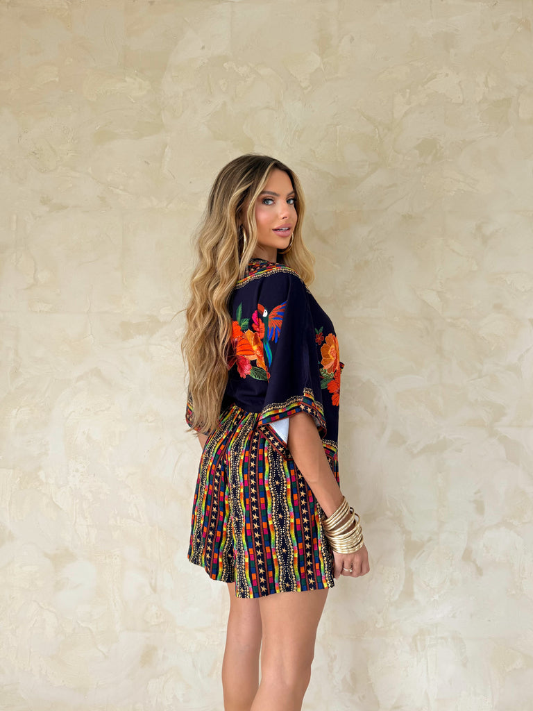 Borogodó Tropical Cropped Top