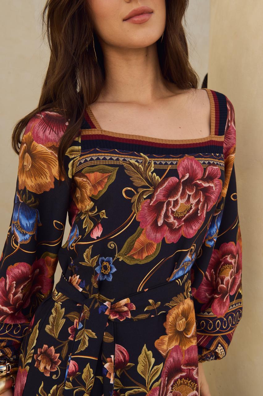 Saudade Floral Maxi Dress