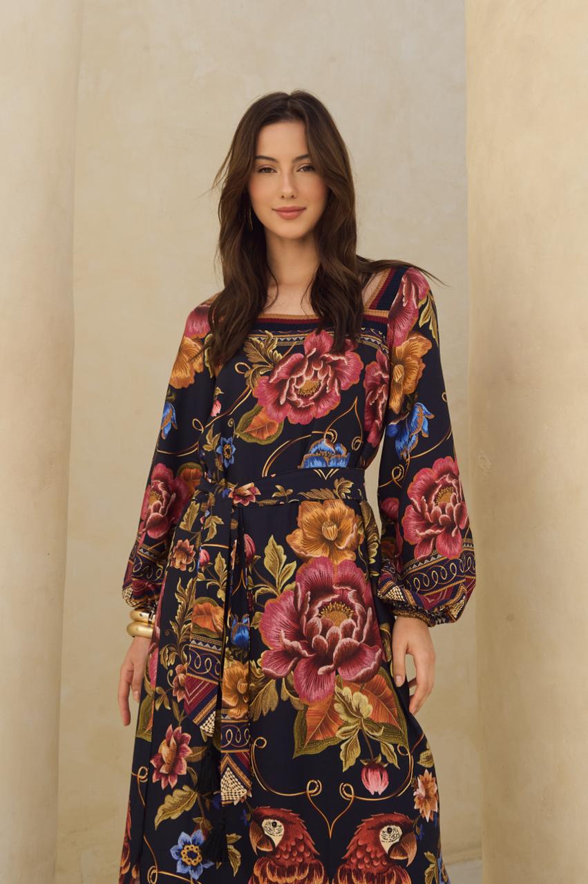 Saudade Floral Maxi Dress