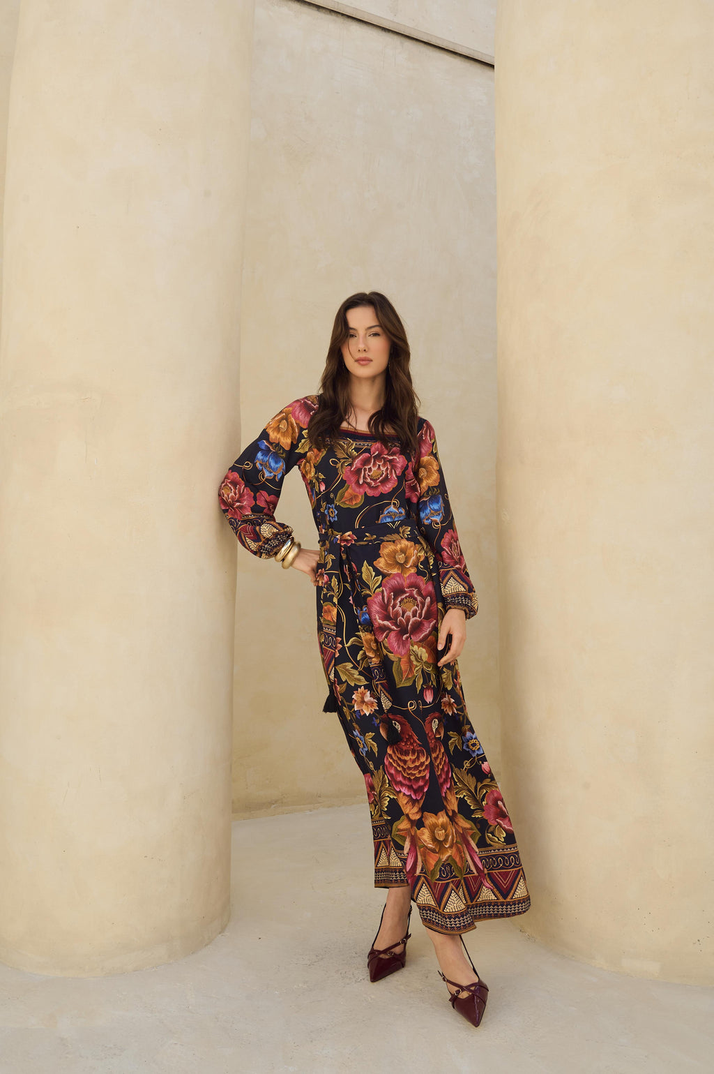 Saudade Floral Maxi Dress