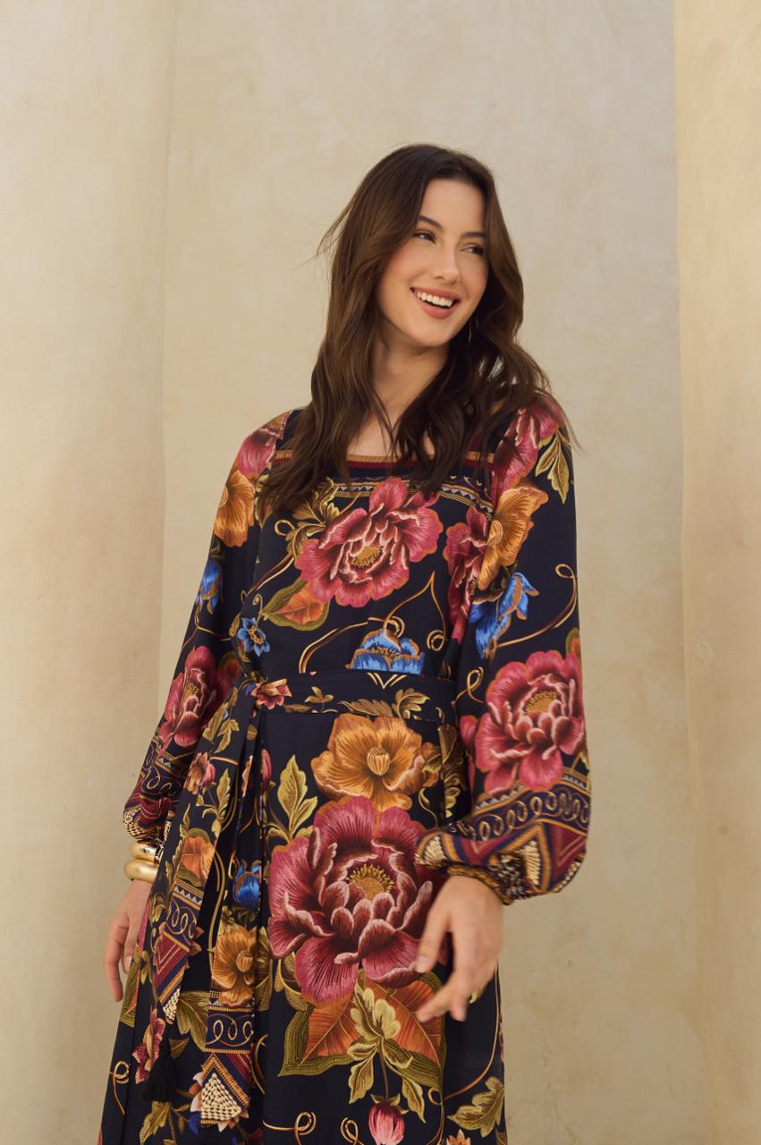 Saudade Floral Maxi Dress
