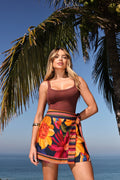 Alegria Tropical Wrap Skort